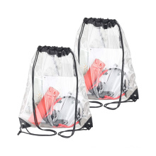 Drawstring Bag Custom logo Transparent Backpack String Bag